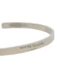 Maison Margiela engraved logo thin cuff bracelet