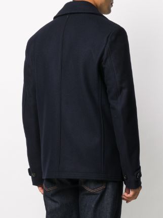 long-sleeved double breasted coat展示图