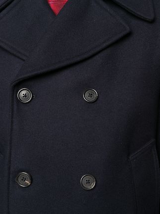 long-sleeved double breasted coat展示图