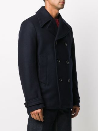 long-sleeved double breasted coat展示图