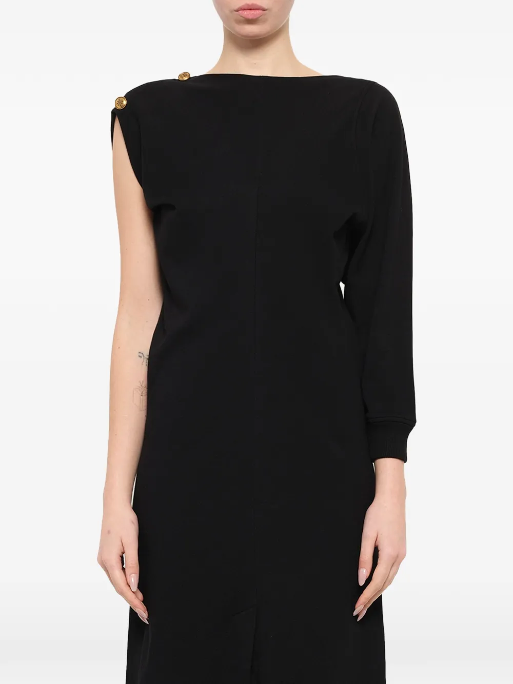 Givenchy Geribbelde jurk Zwart