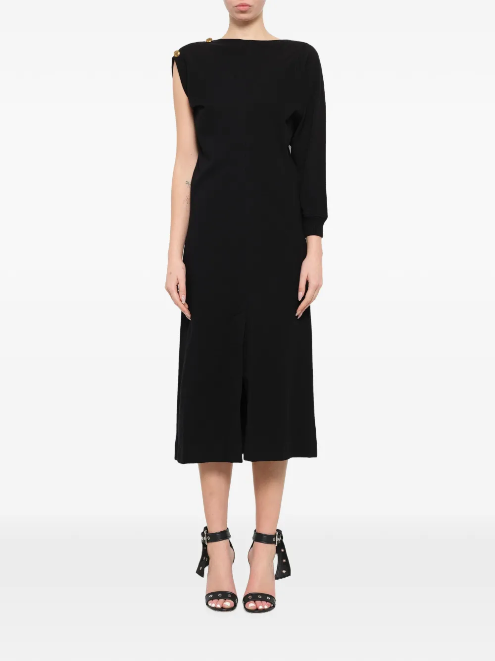 Givenchy Geribbelde jurk Zwart