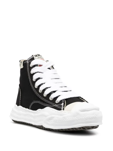 Maison Mihara Yasuhiro Logo hi-top Sneakers - Farfetch