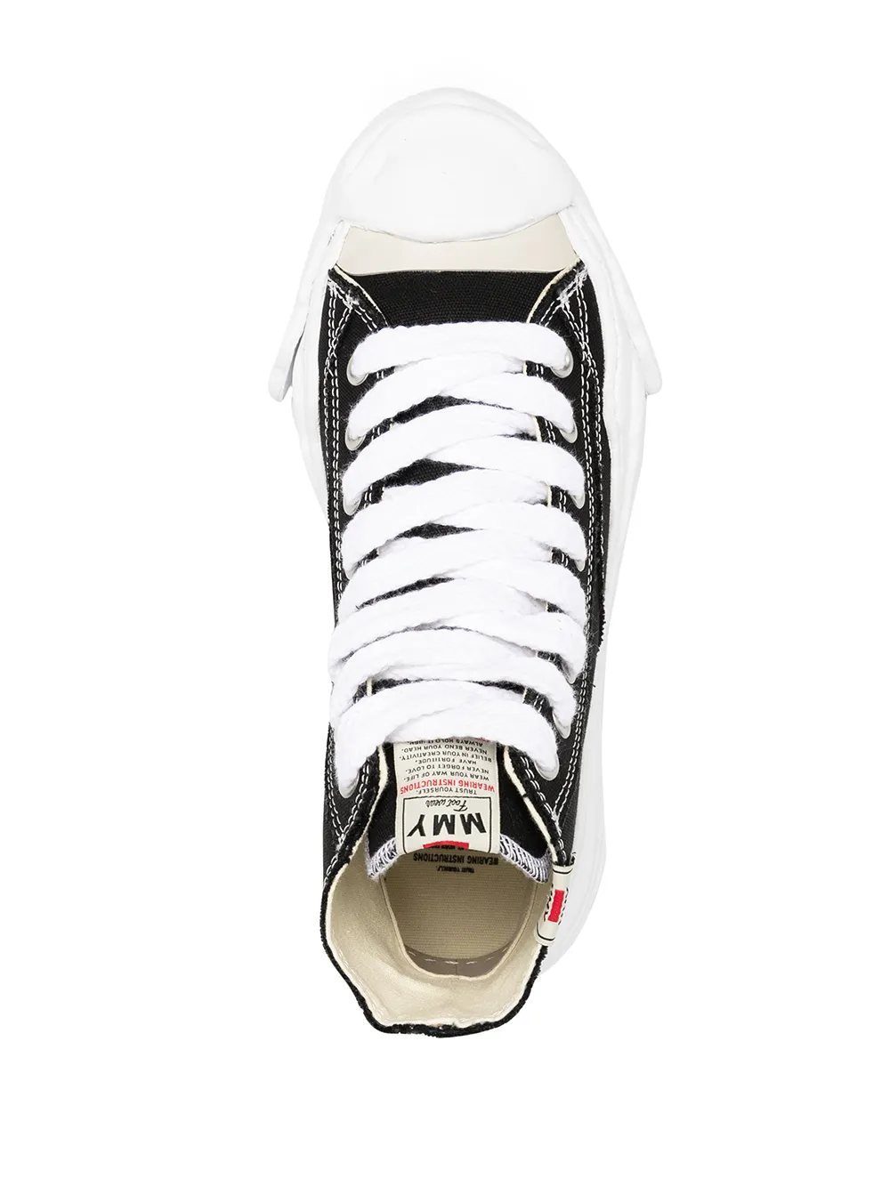 logo hi-top sneakers