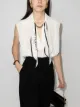 Image 2 of Givenchy scarf-collar sleeveless blouse