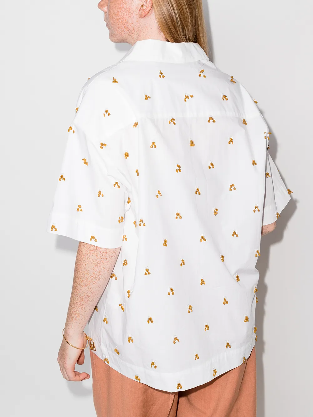 фото Jacquemus рубашка с вышивкой
