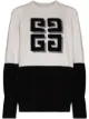 Image 1 of Givenchy intarsia logo cashmere jumper