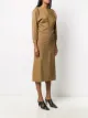Givenchy V-back draped midi dress