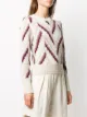 Isabel Marant Étoile round neck geometric knit jumper