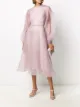 Image 2 of Beaufille puff-sleeve organza dree