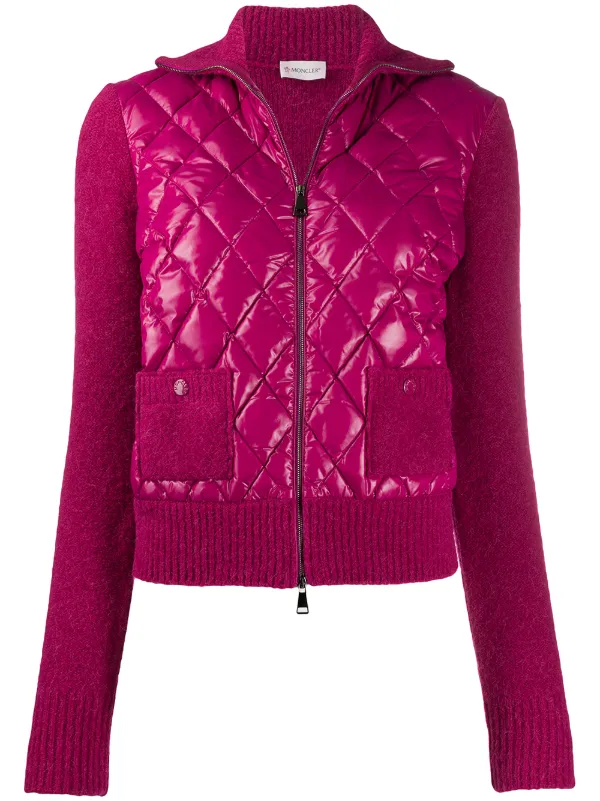 moncler knitted sleeve jacket