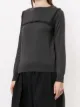 Comme Des Garçons Tricot contrast-seam knit jumper