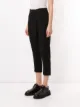 Ann Demeulemeester cropped crepe trousers