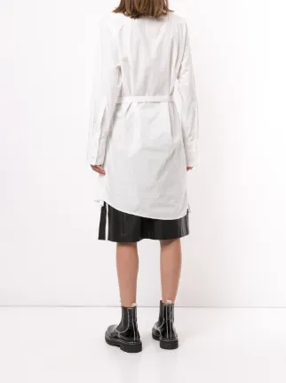 poplin wrap dress展示图