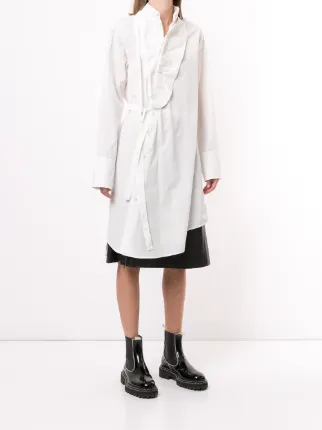 poplin wrap dress展示图