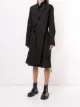 Ann Demeulemeester poplin wrap dress