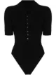 Image 1 of Jacquemus Le Yauco deep v-neck bodysuit