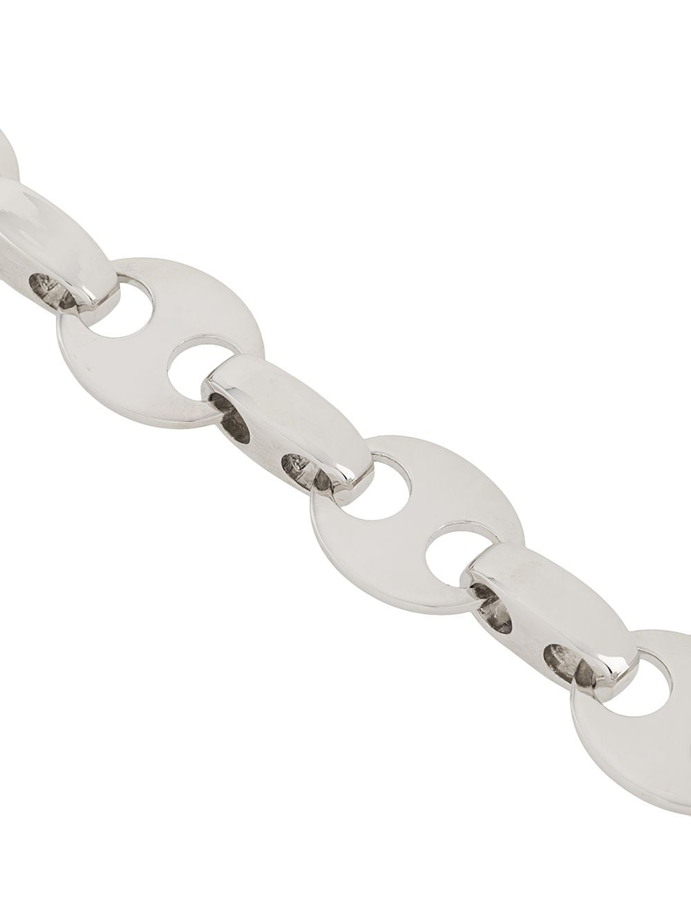 Shop Rabanne Chan-link Necklace In Silver