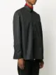 Raf Simons embroidered logo buttoned shirt