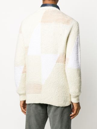 colour-block knit jumper展示图