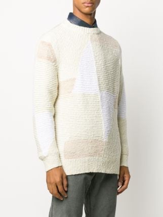 colour-block knit jumper展示图