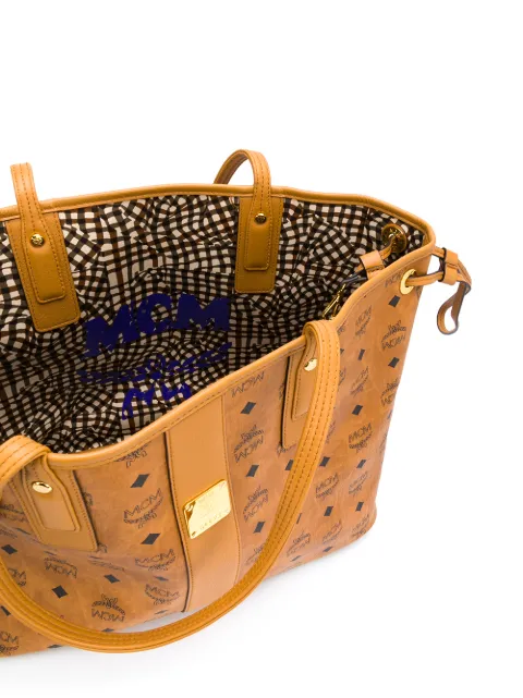 Shop Mcm Liz Monogram Print Tote Bag With Express Delivery Farfetch
