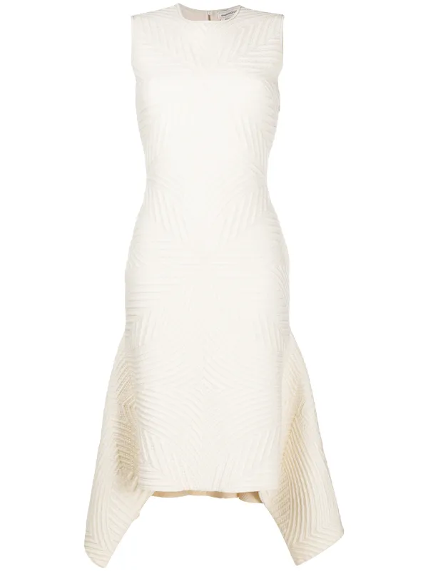 alexander mcqueen asymmetric dress