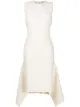 Image 1 of Alexander McQueen textured asymmetric dress