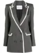 Image 1 of Hebe Studio contrast trim blazer