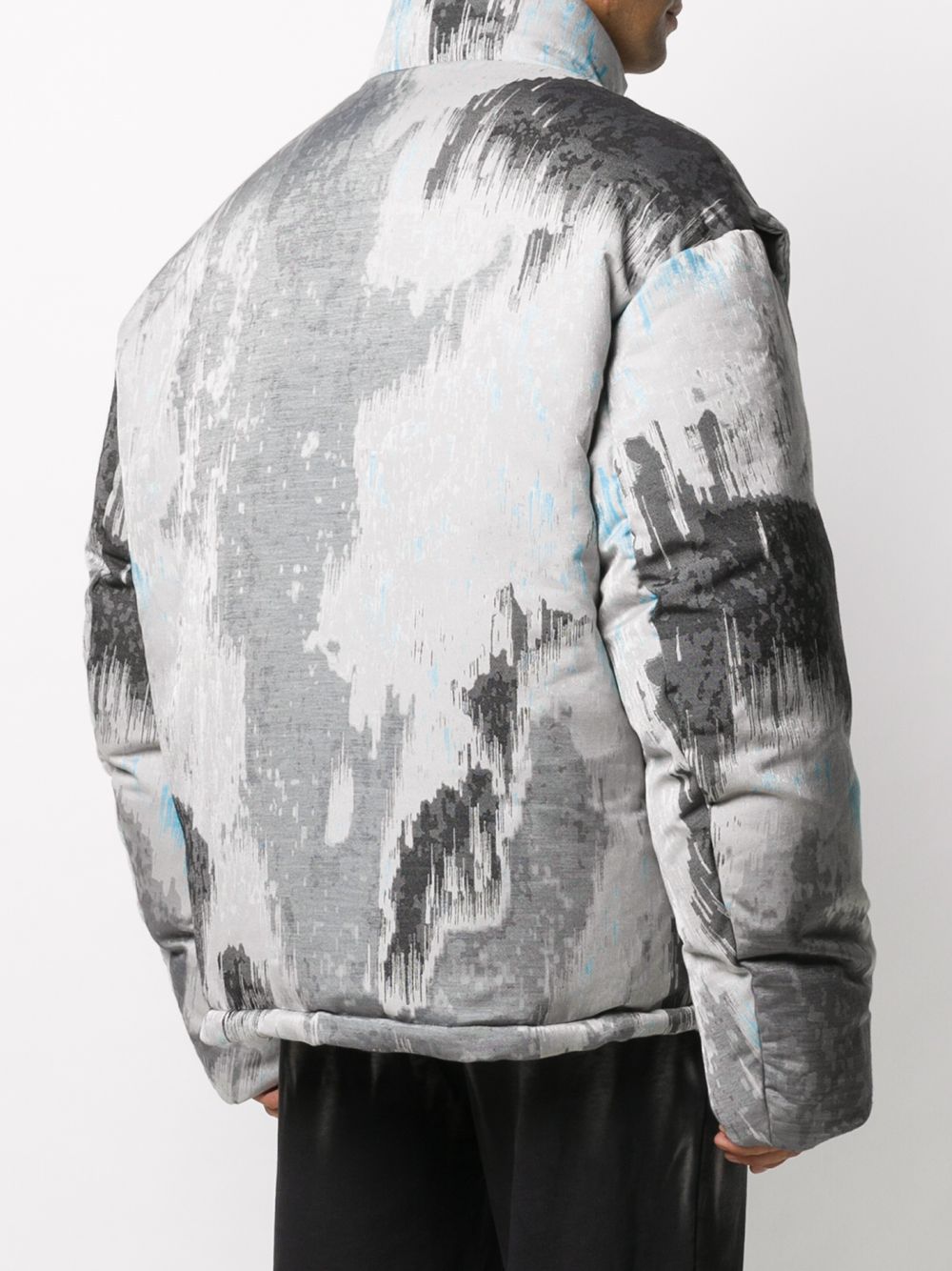 фото Feng cheng wang abstract print padded jacket