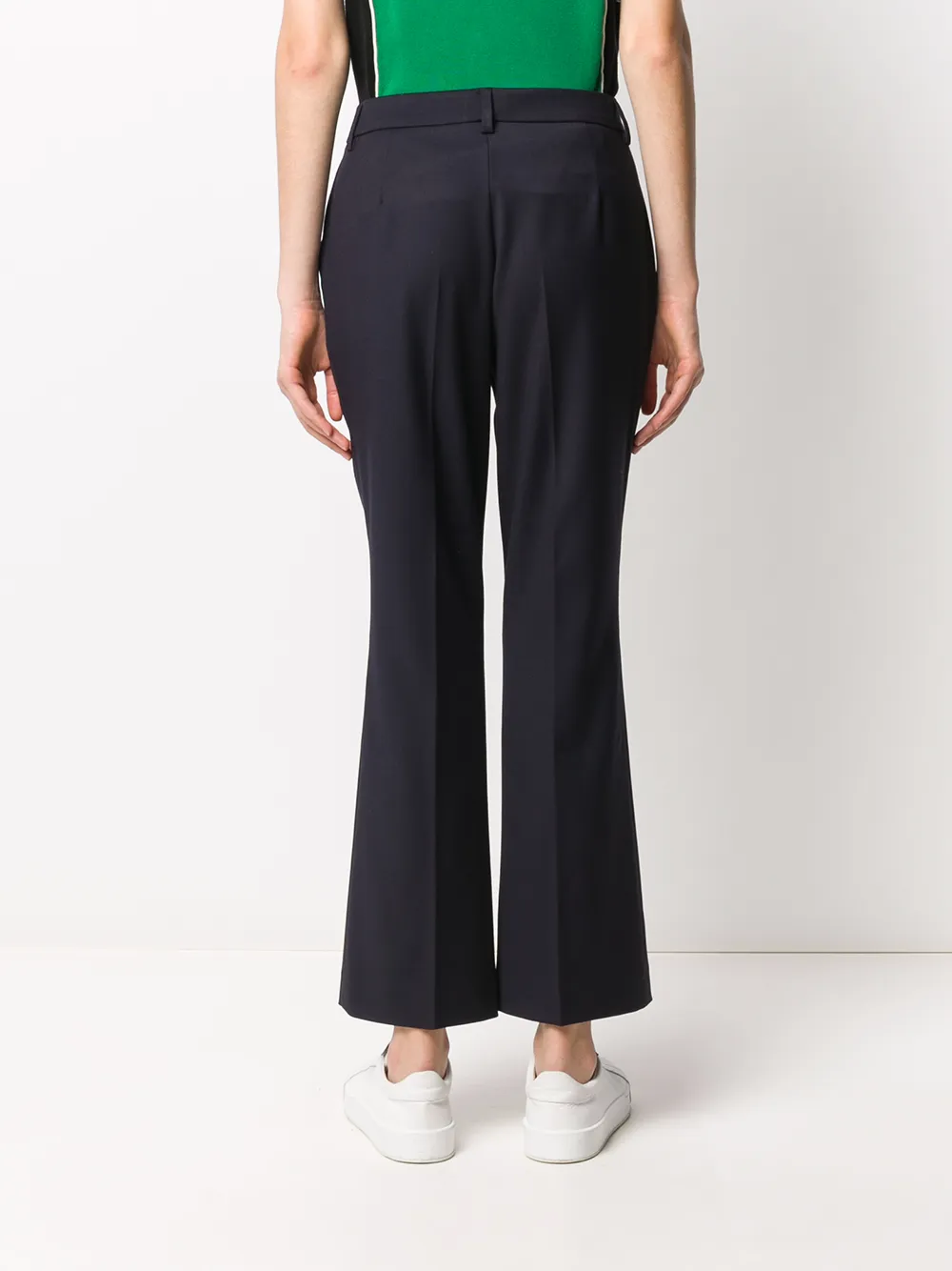 L'Autre Chose Cropped broek Blauw