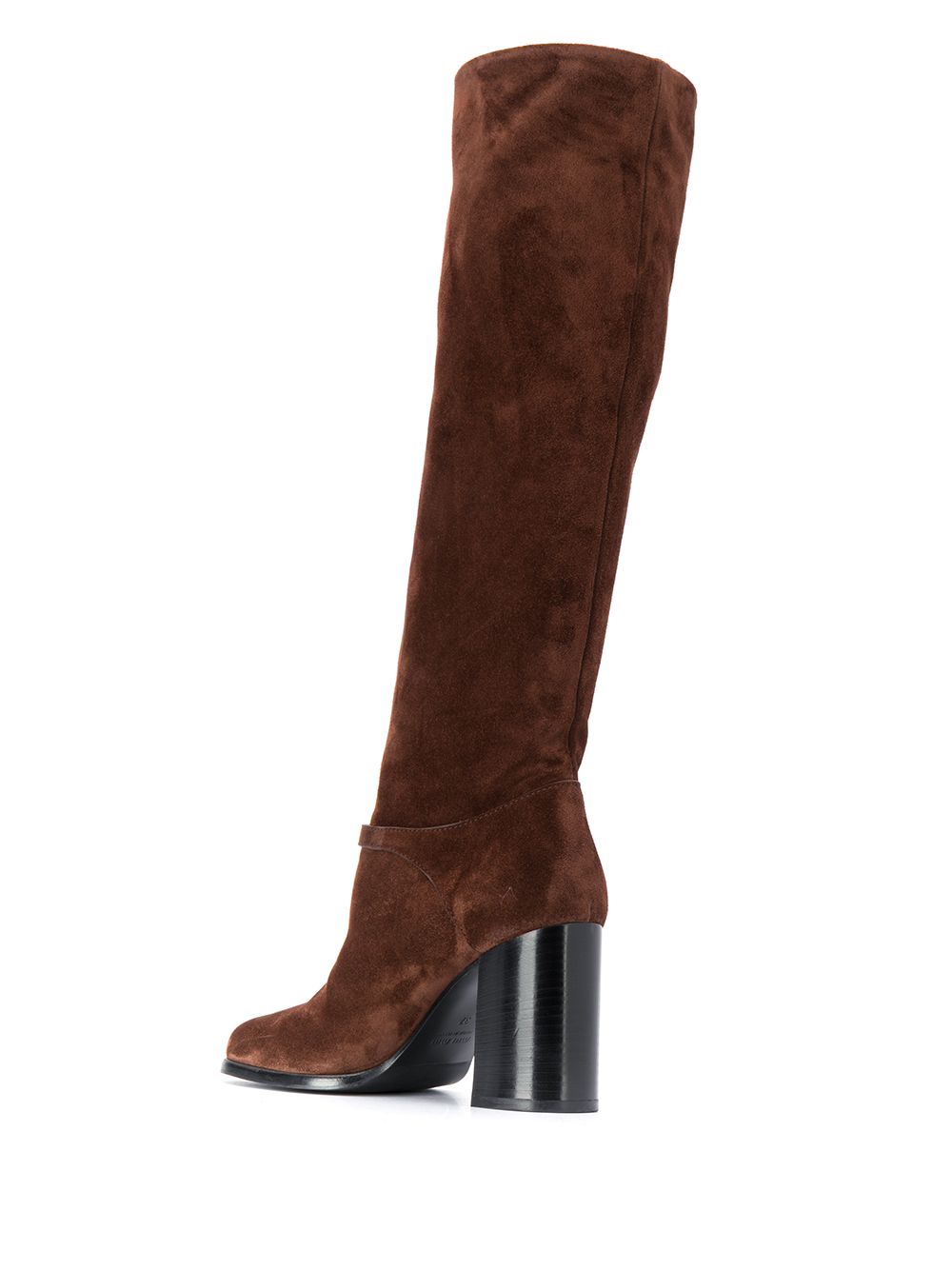 Miu knee-length 90mm boots Brown