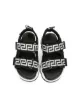 Young Versace logo-band touch strap sandals