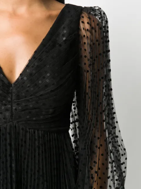 zimmermann black polka dot dress