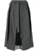 Image 1 of Rokh pleated-insert midi-skirt