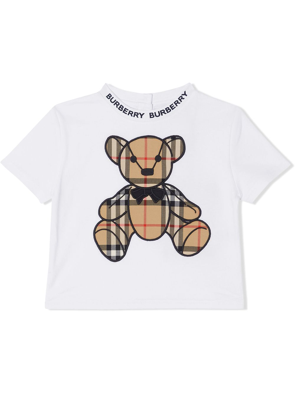 Shop Burberry Kids Thomas Bear appliqué T-shirt with Express Delivery -  Farfetch