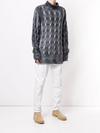 open knit cashmere-blend jumper展示图