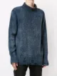 Avant Toi Pullover in Distressed-Optik