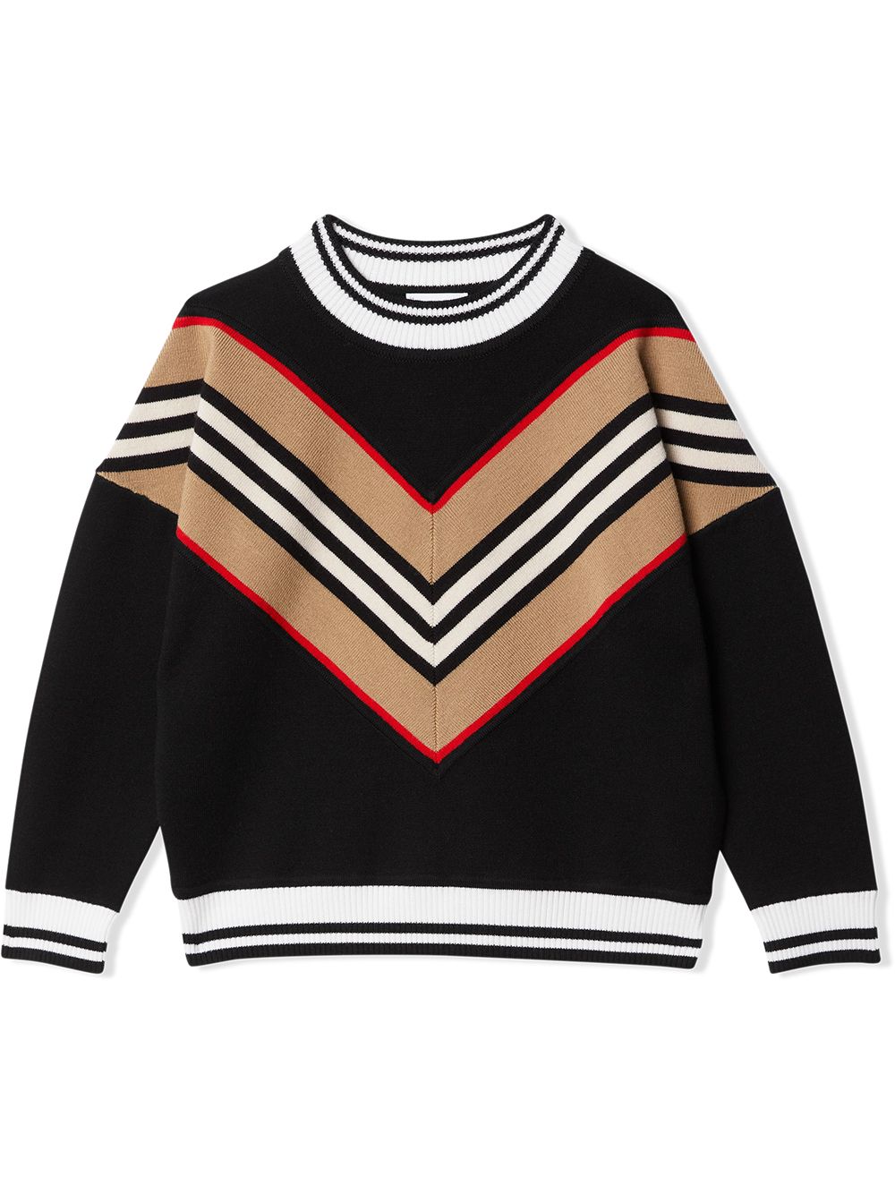 фото Burberry kids свитер в полоску icon stripe