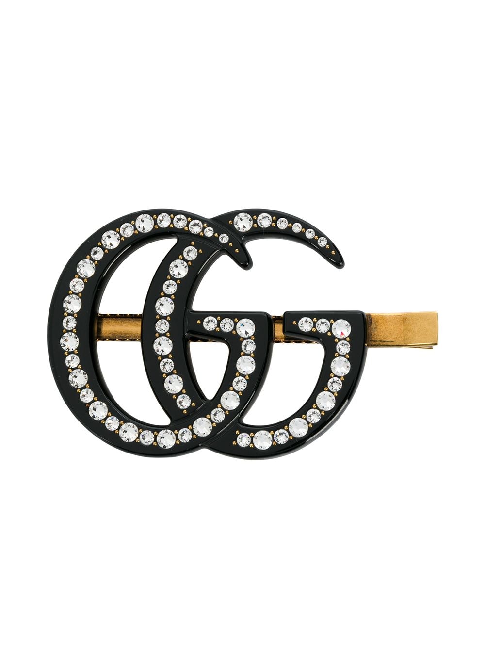 фото Gucci заколка для волос с логотипом gg