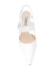 Prada logo-plaque 70mm slingback pumps