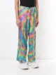 Doublet bear embroidered tie-dye trousers