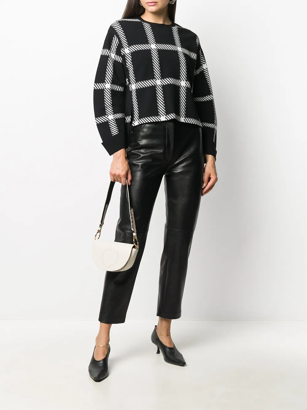 фото Stella mccartney толстовка в клетку windowpane