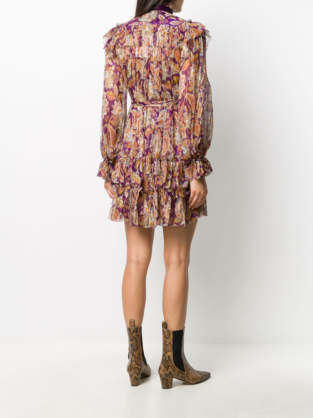 ZIMMERMANN Paisley Print Blouson Dress - Farfetch