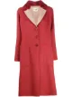 Image 1 of Manzoni 24 contrast collar coat