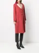 Manzoni 24 contrast collar coat