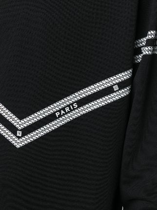 Chain print crew neck sweatshirt展示图