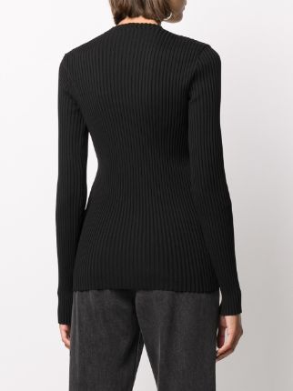 ribbed knit jumper展示图