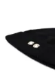 Barena button beanie hat