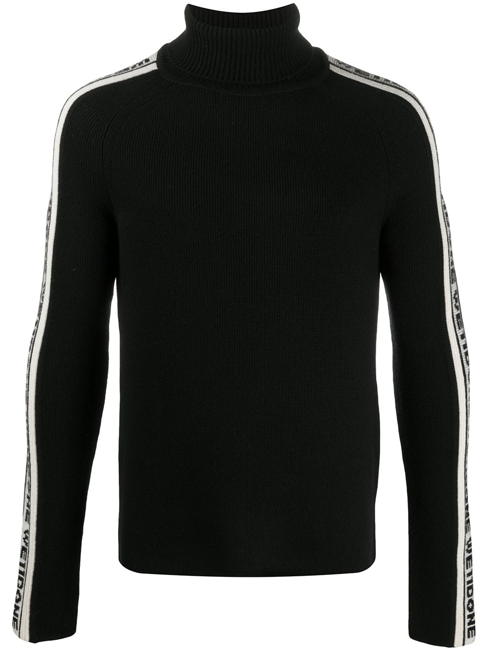 фото We11done side stripe roll neck jumper